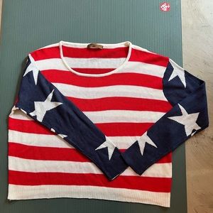 🇺🇸 American flag Oversized pullover sweater 🇺🇸